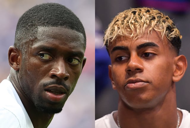 A combination of two pictures made on September 22, 2025 shows the top favourites to win the 2025 Ballon d'Or award (LtoR) Paris Saint-Germain's French forward Ousmane Dembele (picture taken in East Rutherford, New Jersey on July 13, 2025) and Barcelona's Spanish forward Lamine Yamal (picture taken in Bareclona on July 16, 2025). Paris Saint-Germain star Ousmane Dembele is tipped to hold off Barcelona sensation Lamine Yamal and win the men's Ballon d'Or on September 22, 2025, .
The cream of world football will gather at the Theatre du Chatelet in central Paris to discover who will be the latest winners of an award dominated for so long by Lionel Messi and Cristiano Ronaldo. (Photo by AFP)