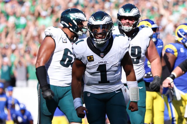 The Philadelphia Eagles continue to hold the No. 1 spot in our NFL power rankings after their comeback win over the Los Angeles Rams.