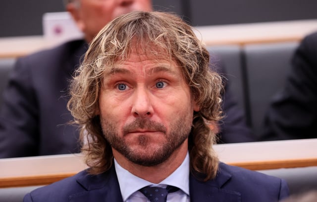 Soccer Football - Europa League - Knockout Round Play-Off Draw - Nyon, Switzerland - November 7, 2022 Juventus vice president Pavel Nedved before the draw REUTERS/Denis Balibouse/File Photo