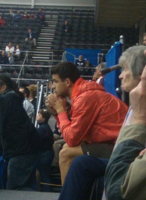 Grigor Dimitrov watching the action last year in Memphis.