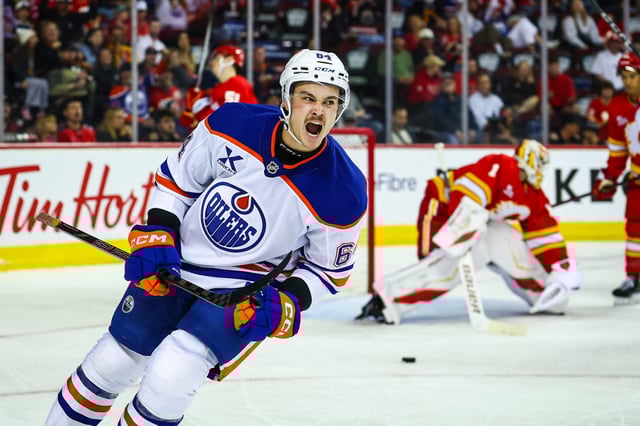 Connor Clattenburg, Edmonton Oilers (Sergei Belski-Imagn Images)