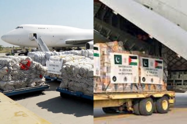 Pakistan sends 23rd relief shipment to Palestine