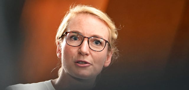 Linke-Parteichefin Ines Schwerdtner