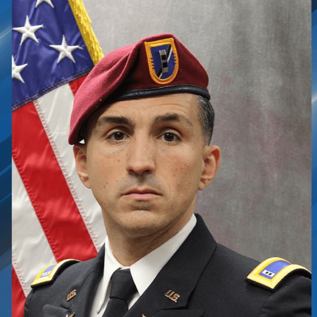 U.S. Army Chief Warrant Officer Three Andrew Kraus, 39, from Sanibel, FL. (PHOTO: U.S. Army Special Operations Command){p}{/p}