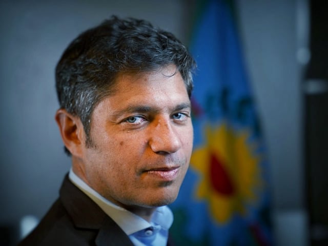Axel Kicillof hizo una instructivo de cómo votar en octubre. Foto Martín Bonetto