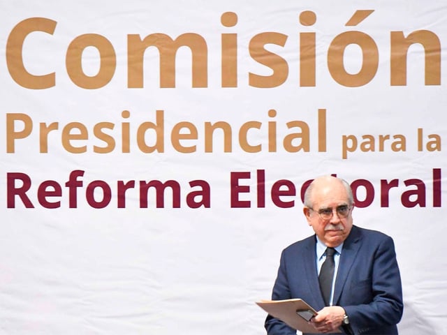 Pablo Gómez en conferencia de prensa