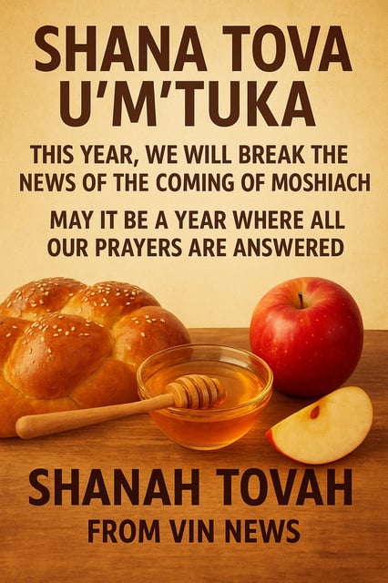 VIN News Wishes Readers a Sweet New Year — A Year of Hope and Redemption