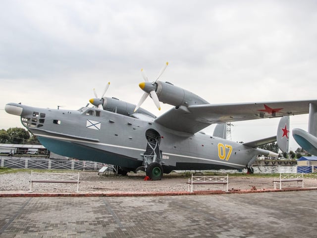 A Be-12 on display at a Russian museum.