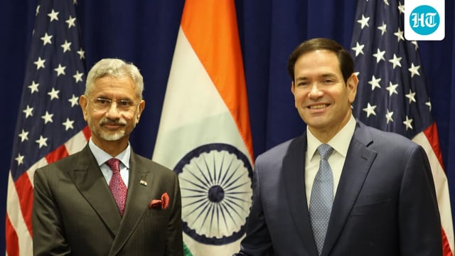 External affairs minister S Jaishankar on Monday met US Secretary of State Marco Rubio in New York..