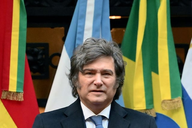 Argentina's President Javier Milei  is battling a run on the peso in the aftermath of an election trouncing for his party