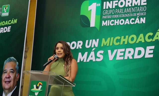 Presenta Xóchitl Ruiz acciones por la vida, paz y bienestar en Michoacán