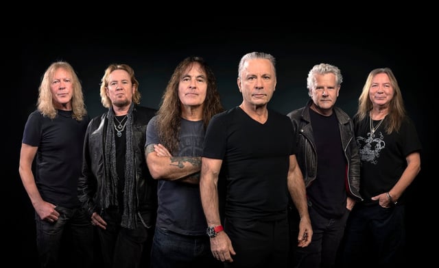 A photo of the band Iron Maiden.