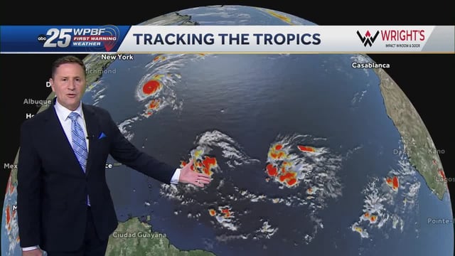 Rain for us, active in the tropics