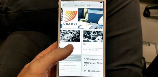 EDUCACION A DISTANCIA  UBA XXI - UNIVERSIDAD - ESTUDIO - CELULAR -