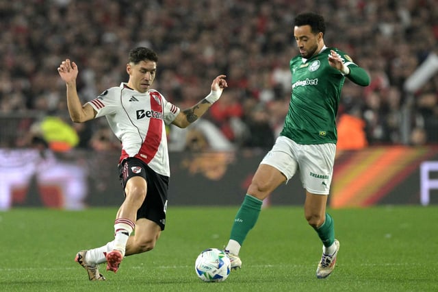 En el partido de ida de cuartos de final disputado la semana pasada en el Monumental, Palmeiras ganó 2 a 1
