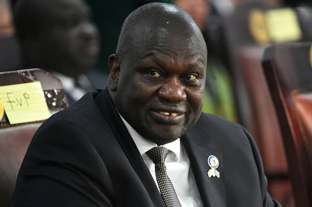 Le vice-président du Soudan du Sud, Riek Machar le 3 février 2023.