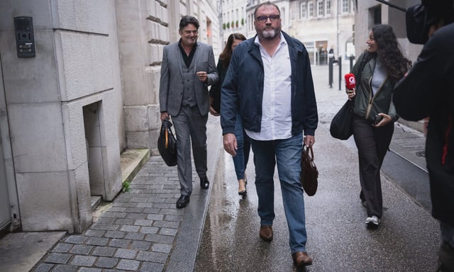 Frédéric Péchier, proche du tribunal de Besançon.