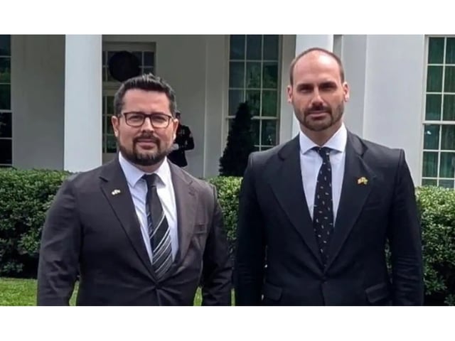 Paulo Figueiredo y Eduardo Bolsonaro están actualmente en Estados Unidos