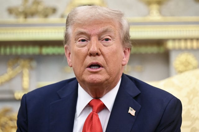 US President Donald Trump on September 3, 2025.