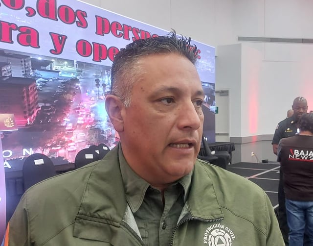 José Luis Jiménez González, titular de la dirección de Protección Civil. Foto: Glenn Sánchez
