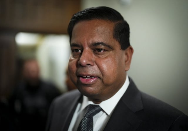 Public Safety Minister Gary Anandasangaree arrives to a caucus meeting on Parliament Hill in Ottawa on June 4, 2025. THE CANADIAN PRESS/Sean Kilpatrick