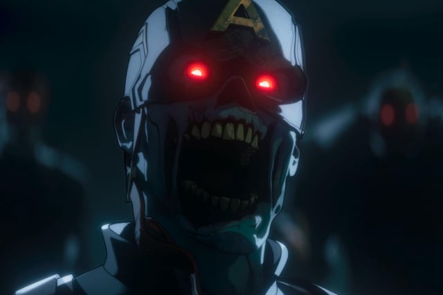 Así se ve el Capitán América en la serie animada "Marvel Zombies" (Foto: Disney+)