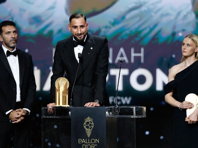 El gigante Donnarumma, el mejor bajo los tres palos.