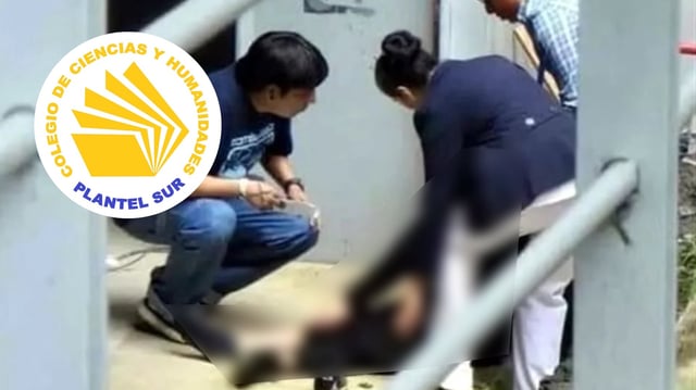 Reportan que estudiante mató a otro compañero en el CCH Sur, preparatoria incorporada a la UNAM.