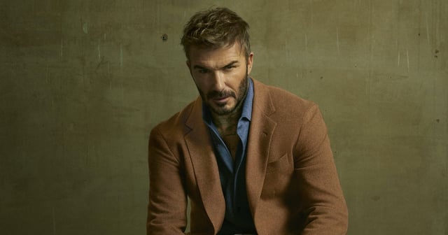David beckham for beckham x boss fall winter 2025 campaign