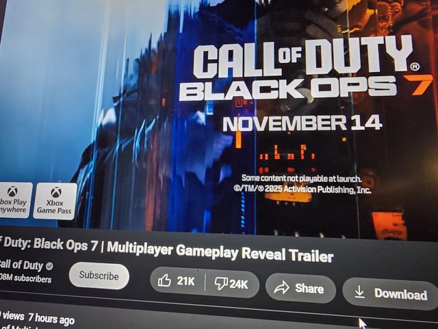Call of Duty Black Ops 7 multiplayer reveal trailer