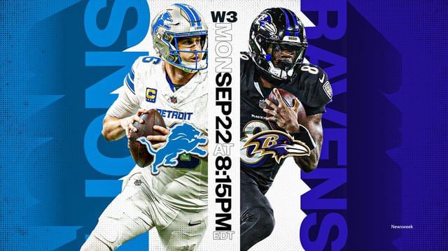 The Detroit Lions (1-1) and Baltimore Ravens (1-1) come off blowout victories as they meet in prime time on Monday night at M&T Bank Stadium.