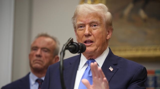 US-Präsident Trump und Gesundheitsminister Kennedy