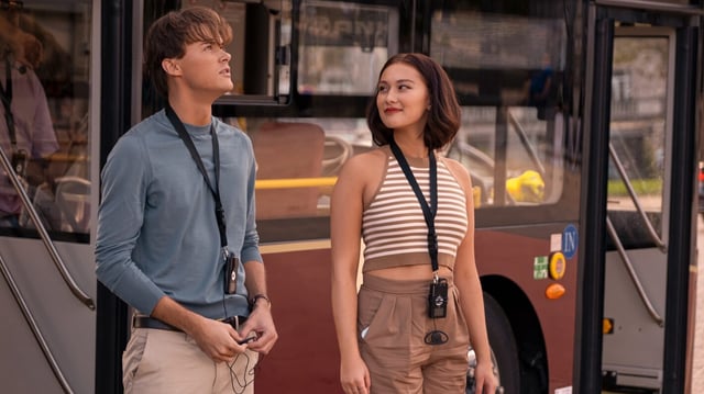 Christopher Briney and Lola Tung in 'The Summer I Turned Pretty'