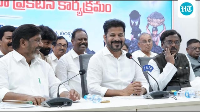 Telangana chief minister A Revanth Reddy on Monday demanded that the Central government compensate for the revenue loss of ₹7,000 crore caused to Telangana following the introduction of the new GST regime. (HT PHOTO)