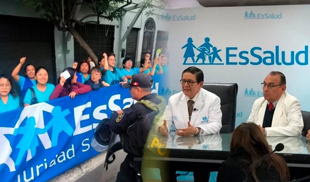 Huelga de trabajadores de EsSalud cumple dos semanas en medio de reclamos por falta de diálogo: ''Nadie puede amenazarnos''