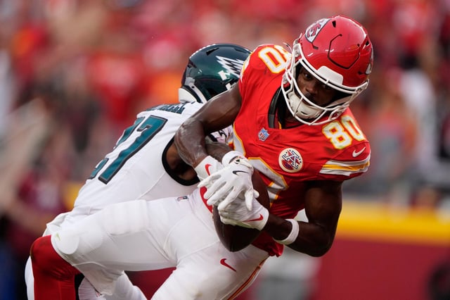 Tyquan Thornton has established himself as a deep threat for Patrick Mahomes.