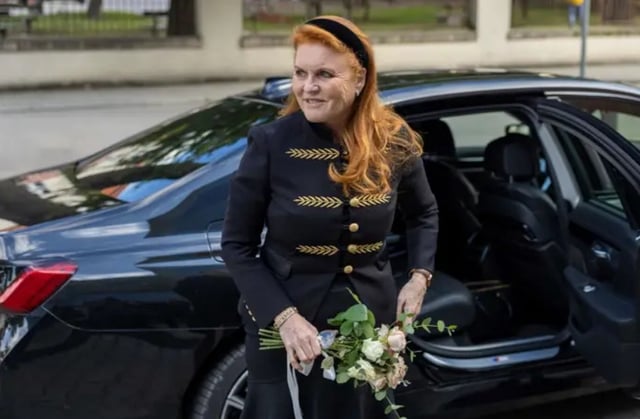 Sarah Ferguson, duquesa de York, durante una visita a Polonia en 2021 - Europa Press/Contacto/Rafal Klimkiewicz - Archivo