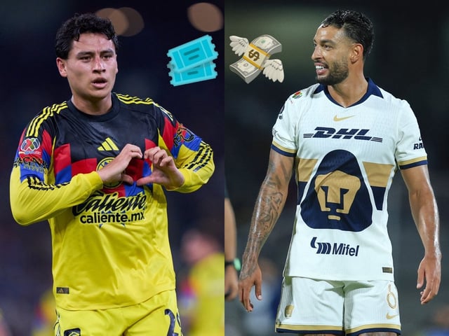 Los boletos del América Vs Pumas van desde los $400 hasta los $1,400.
