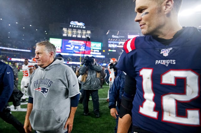 Tom Brady and Bill Belichick had an up-and-down relationship in Foxborough.