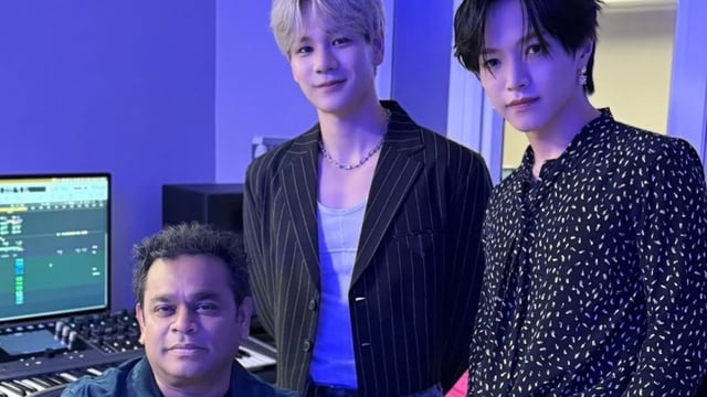 AR Rahman Meets JO1’s Mame And Shosei