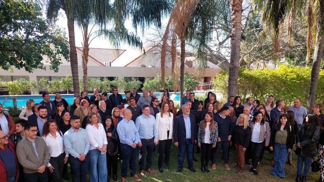 Candidatos. Somos provincias unidas, con referentes de la UCR y de Movilización en sus listas.