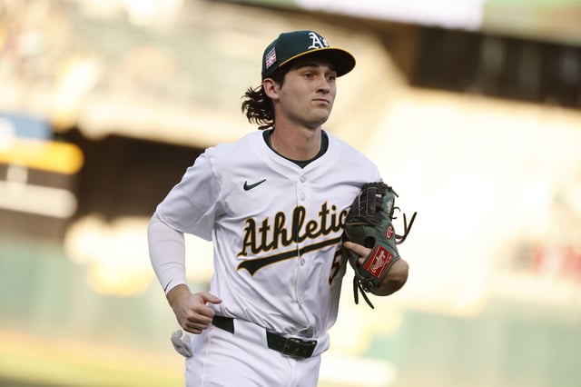 Jacob Wilson and the A’s will face the Astros at 7 p.m. Monday. (NBCSCA)