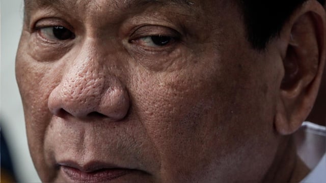 Rodrigo Duterte, en Manila, Filipinas.