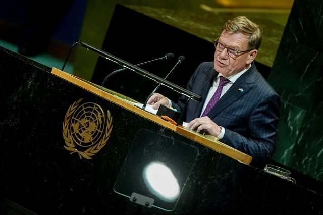 Außenminister Wadephul bei seiner ersten Rede vor der UN-Vollversammlung.