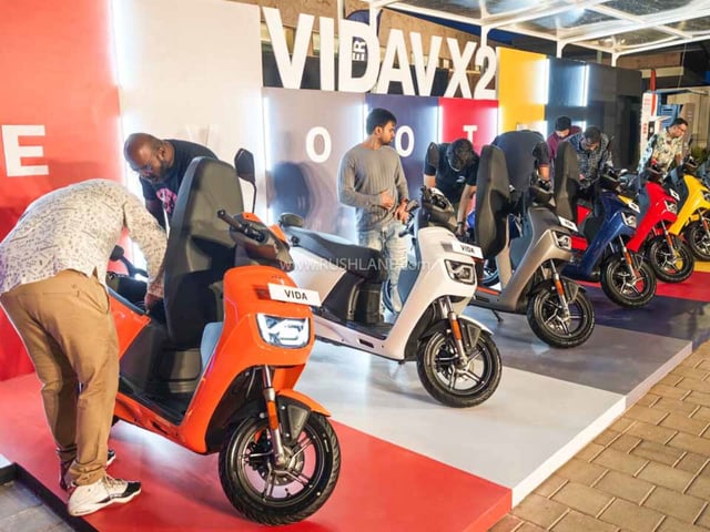 Hero Vida VX2 Colours