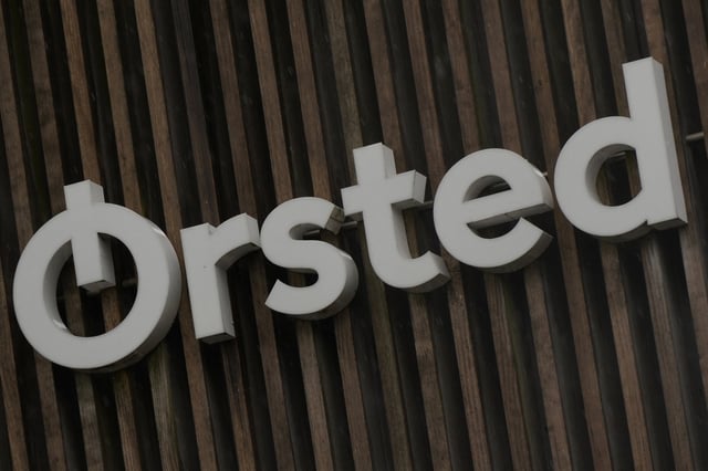 A view shows the logo of the company Orsted at its offices in Gentofte, Denmark September 5, 2025. REUTERS/ Tom Little/File Photo