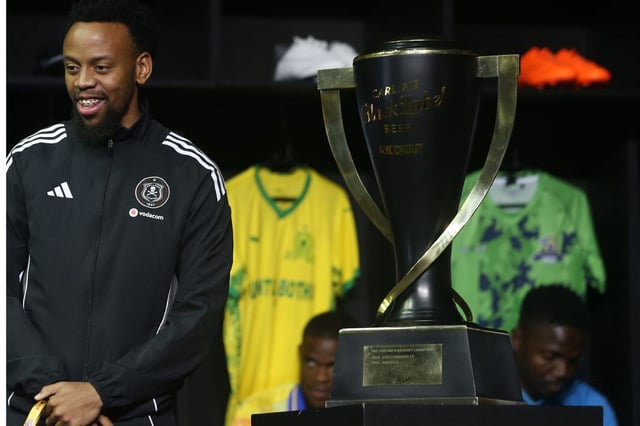 Orlando Pirates' Selaelo Rasebotja represented the Buccaneers at the Carlling Knockout draw on Monday. But Siwelele, who were drawn against Pirates in the last 16, failed to send a representative. Picture: GalloImages