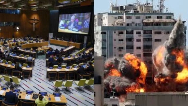 Gaza City hospitals damaged during Israel ground offensive as UN discusses Palestinian state recognition