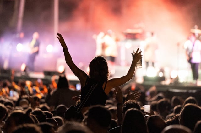 Conciertos en la playa del Bogatell con motivo de la Mercè.