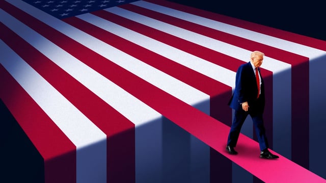Photo illustration: Sarah Grillo/Axios. Photo: Kevin Dietsch/Getty Images